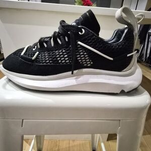 Y-3 Black and White Sneakers